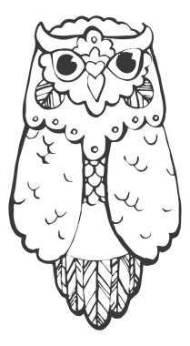 şirin dekoratif baykuş