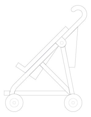 bebek arabası simgesi