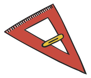 üçgen cetvel simgesi