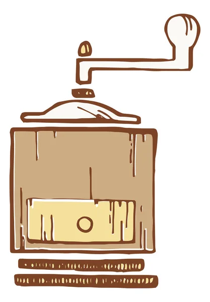 Coffee mill icon illustration — Stock Vector