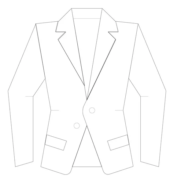 Kabát-web ikon — Stock Vector