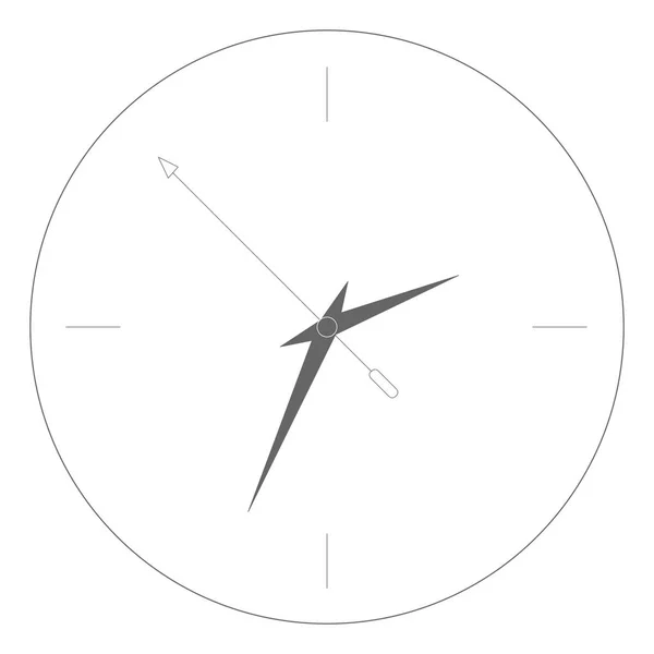 Значок годинника ілюстрація — стоковий вектор