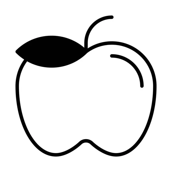 Icono de Apple ilustración — Vector de stock