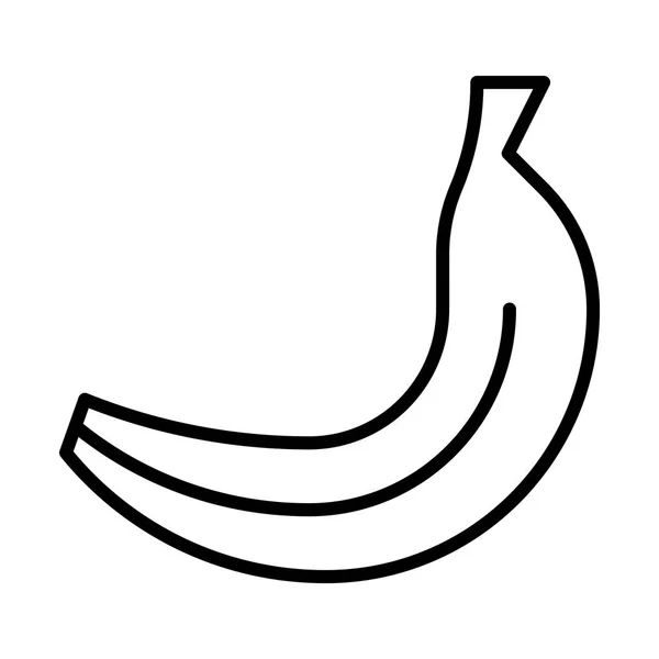Банан значок ілюстрація — стоковий вектор