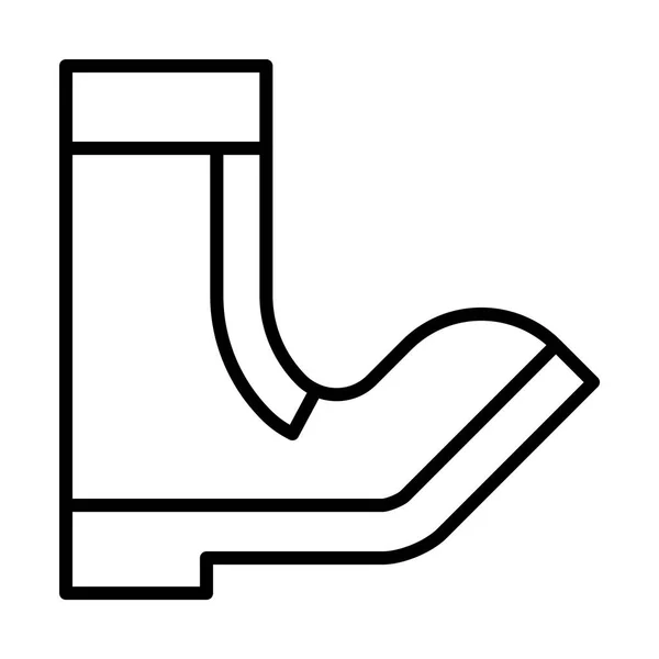 Boot  icon  illustration — Stock Vector