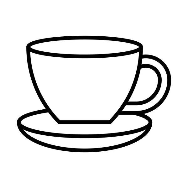 Ikona šálku kávy — Stockový vektor