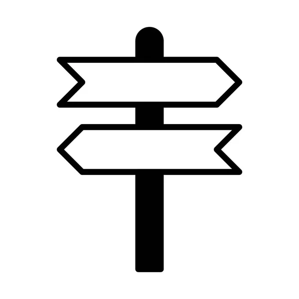 Signpost ikon illustration — Stock vektor