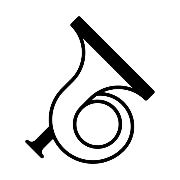 Trumpet icon illustration — Stock Vector
