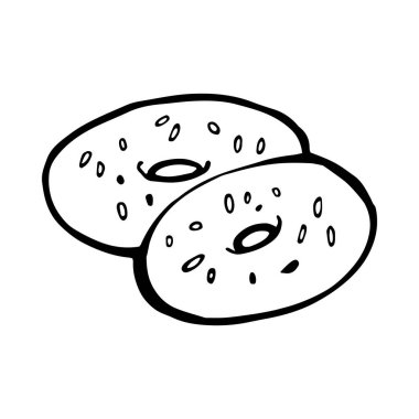 Elle çizilmiş çörek