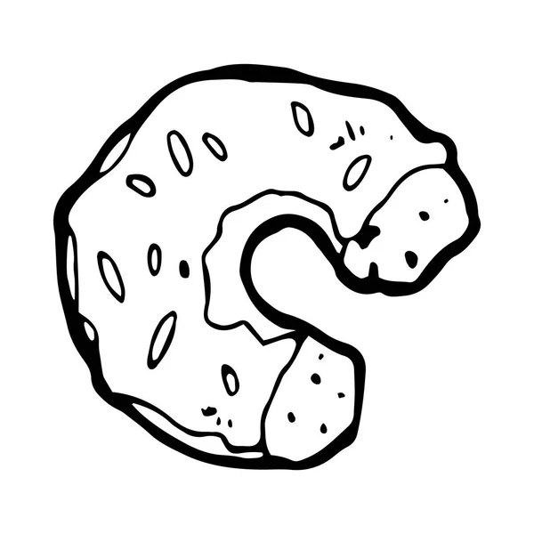Illustration eines glasierten Donuts — Stockvektor