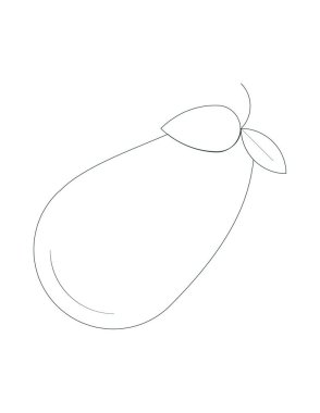 Patlıcan sebze yaprakları ile