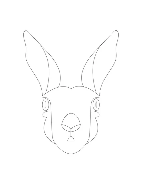 Icône de muselière kangourou — Image vectorielle