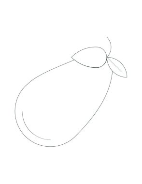 Patlıcan sebze yaprakları ile