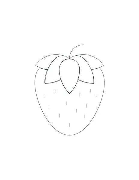 Smaczny truskawka ikona — Wektor stockowy