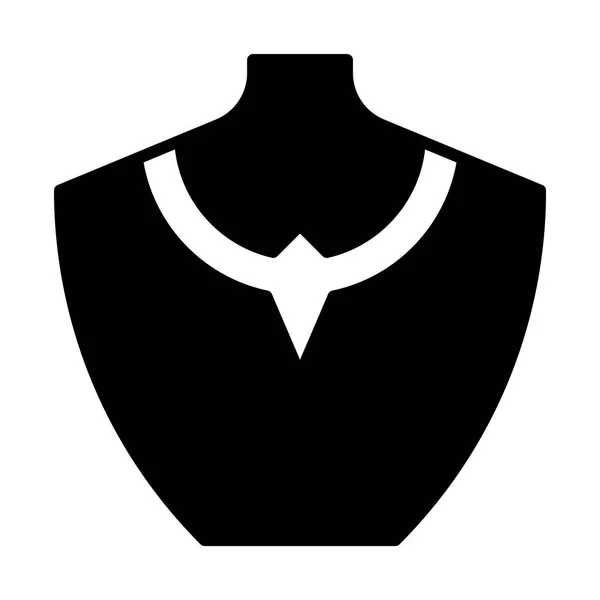 Icono de collar de diamantes — Vector de stock