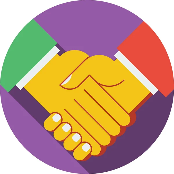 Handshake web icon — Stock Vector