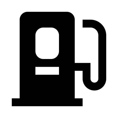 benzin istasyonu simgesi illüstrasyon