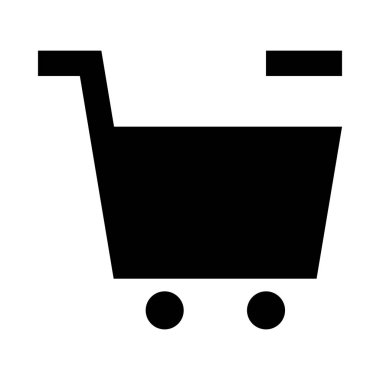 Alışveriş arabası simgesi çizimi