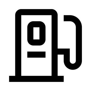 benzin istasyonu simgesi illüstrasyon