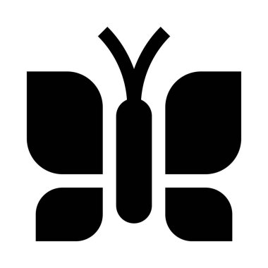 Kelebek simgesi illüstrasyon