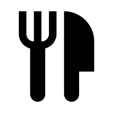 Çatal ve bıçak simge tasarlamak