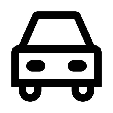 Araç simgesine illüstrasyon