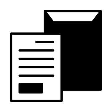 Belge simgesi illüstrasyon