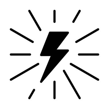 Yıldırım simge tasarlamak