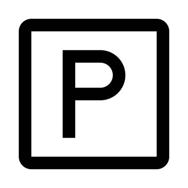 Park bölgesi simge tasarlamak