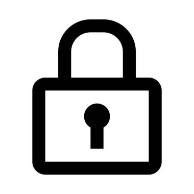 kilit simgesi illüstrasyon