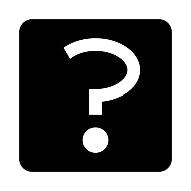 soru işareti simgesi illüstrasyon