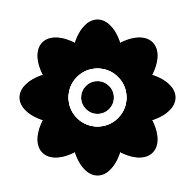çiçek simgesi illüstrasyon