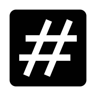 Hashtag simge tasarlamak