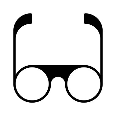 gözlük simgesi illüstrasyon