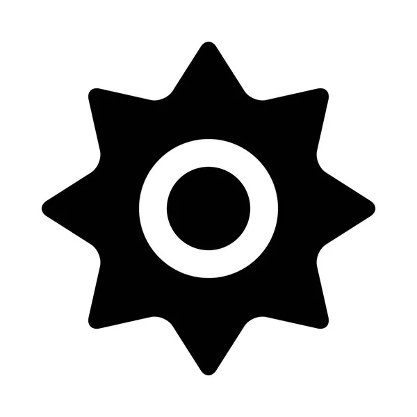 Ilustração do ícone do sol —  Vetores de Stock