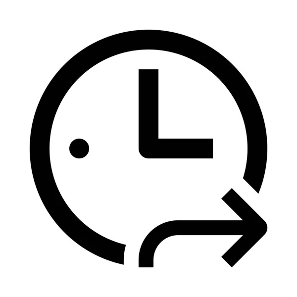 Reloj Icono Ilustración — Archivo Imágenes Vectoriales