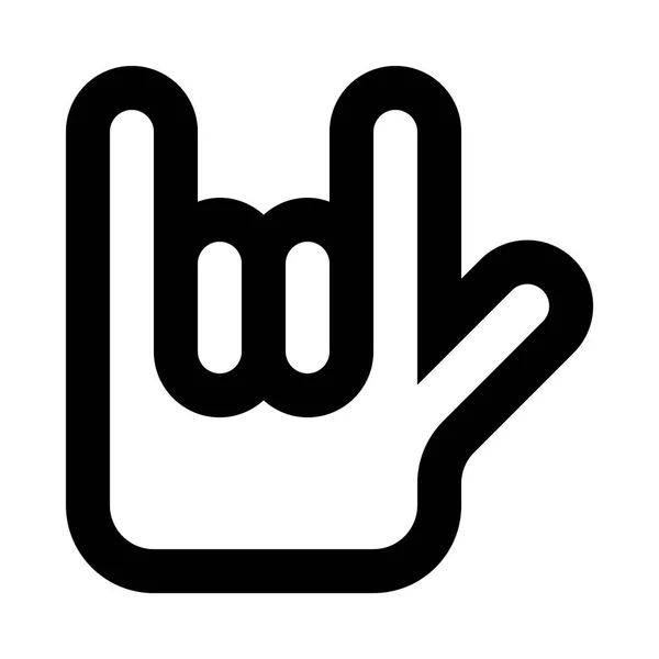 Rock gest ikon illustration — Stock vektor
