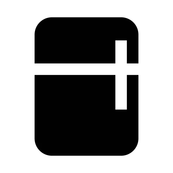 Obrázek ikony lednice — Stockový vektor