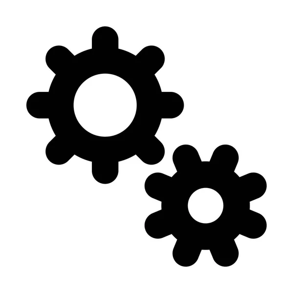 Gears icon illustration — Stock Vector