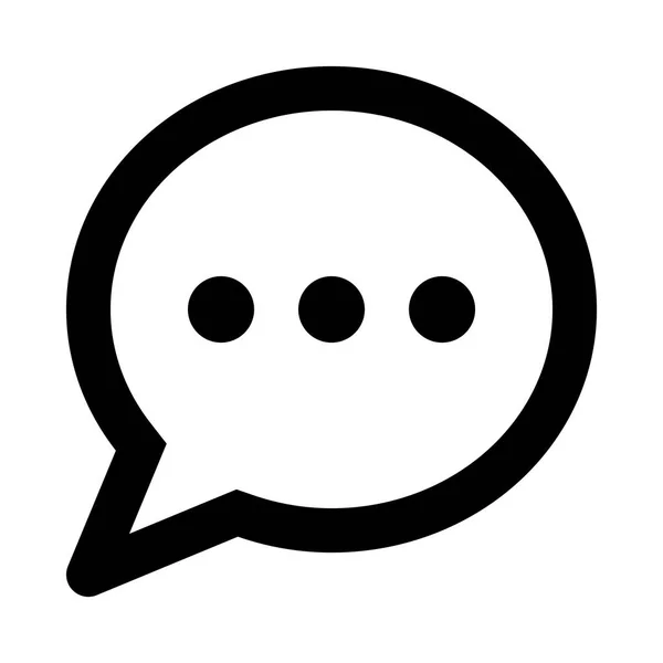 Chat zeepbel pictogram illustratie — Stockvector