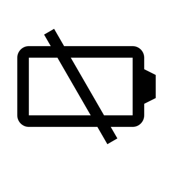 Batterij pictogram illustratie — Stockvector