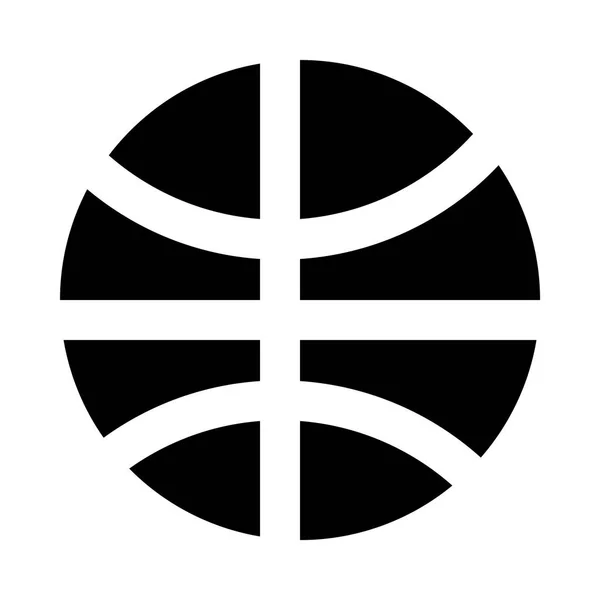 Ikona koszykówki ilustracja — Wektor stockowy
