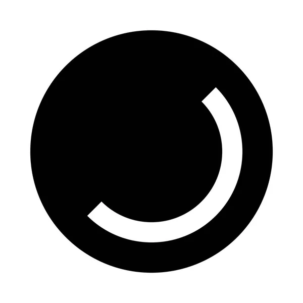 Ilustración del icono de placa — Vector de stock