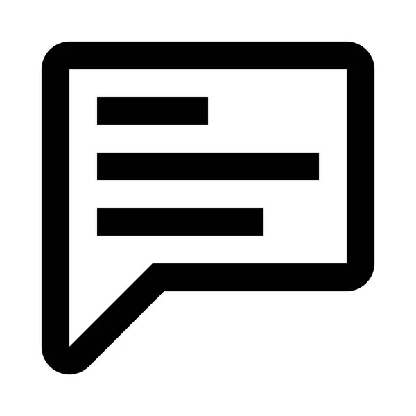 Chat met bericht pictogram illustratie — Stockvector