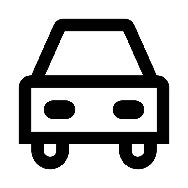 Ilustración del icono del coche — Vector de stock