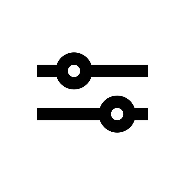 Icono de configuración ilustración — Vector de stock
