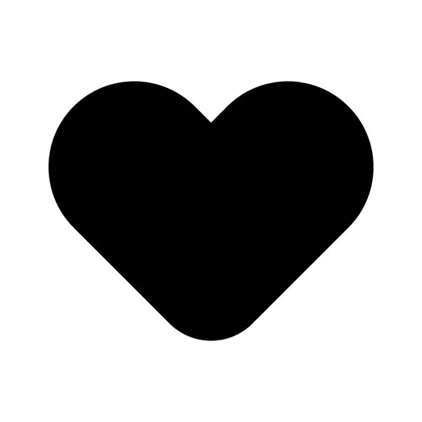 Obrázek ikony srdce — Stockový vektor