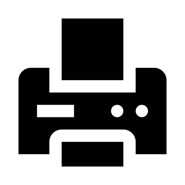 Ilustración del icono de la impresora — Vector de stock