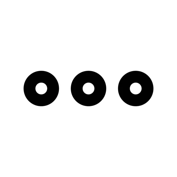 Illustration d'icône de points — Image vectorielle