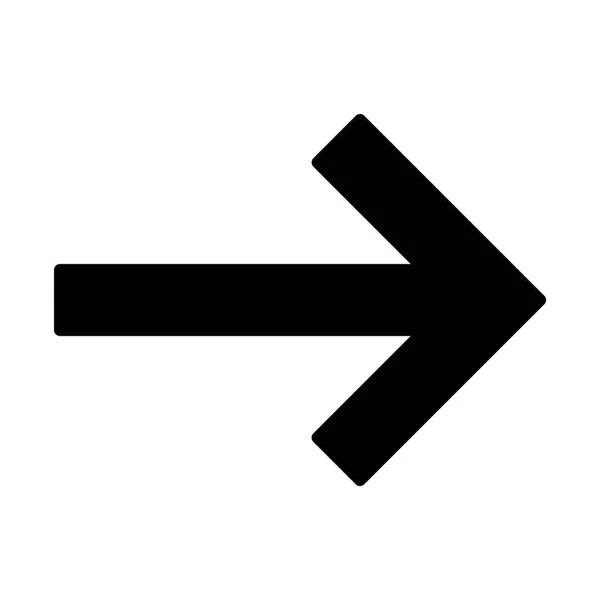 Illustration d'icône flèche — Image vectorielle
